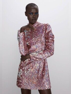 Zara Sequin Mini Dress